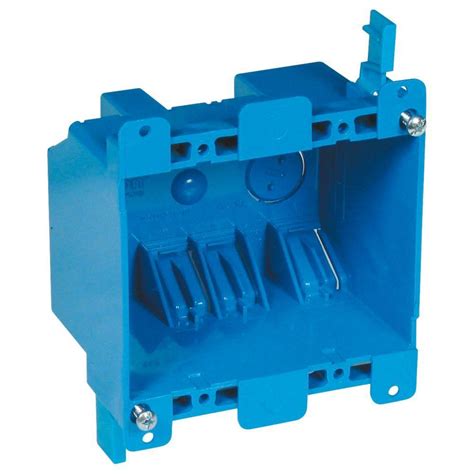 2 gang remodling box metal|shallow double gang electrical box.